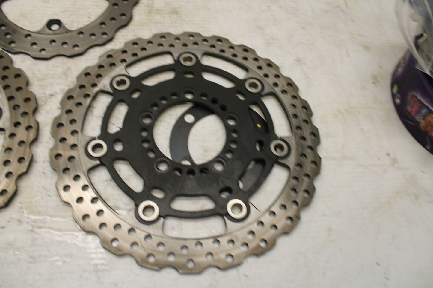 11-12 KAWASAKI NINJA 400 EX400 C FRONT REAR BRAKE ROTORS DISCS BB358