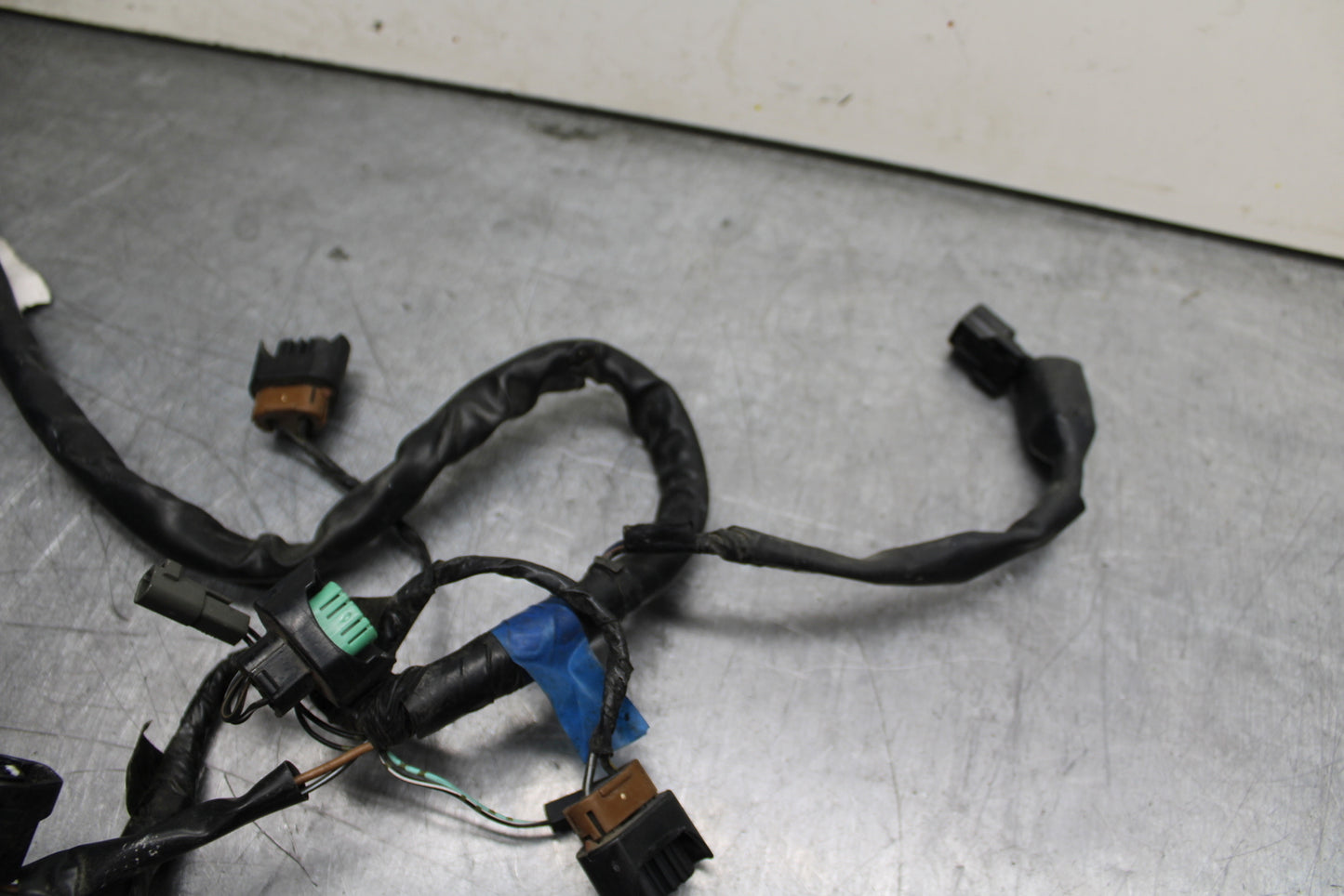 08-10 SUZUKI GSXR 600 HEADLIGHT SPEEDO GAUGES WIRING HARNESS WIRE LOOM BB753