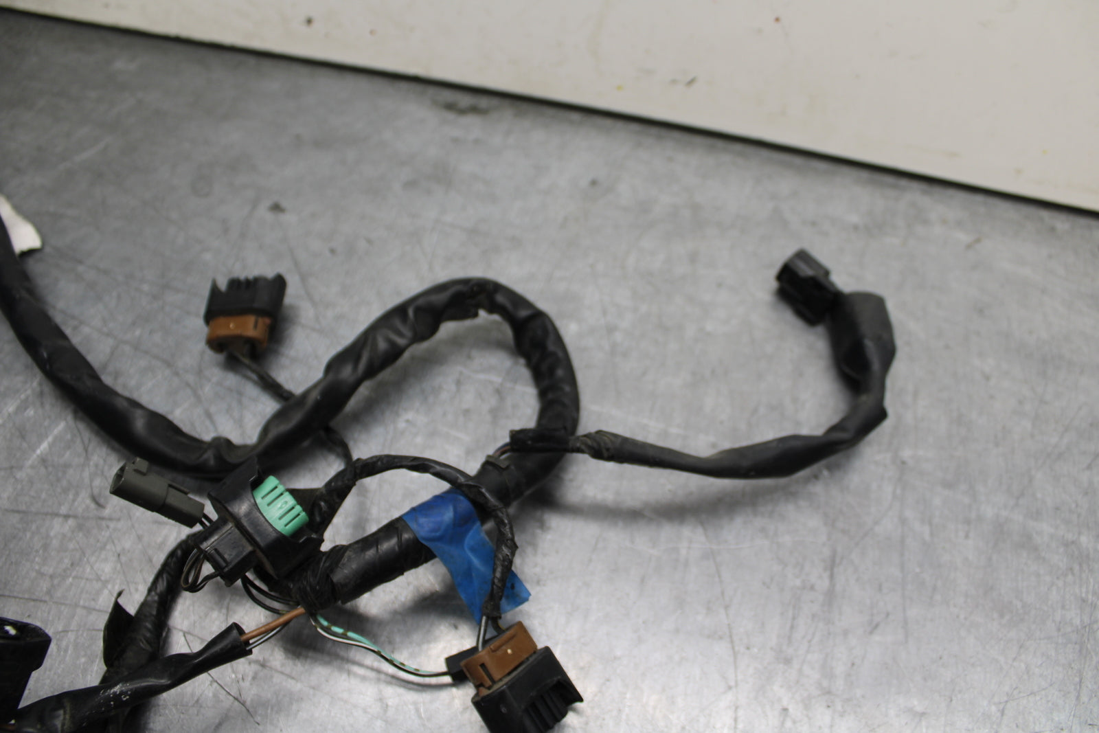 08-10 SUZUKI GSXR 600 HEADLIGHT SPEEDO GAUGES WIRING HARNESS WIRE LOOM BB753