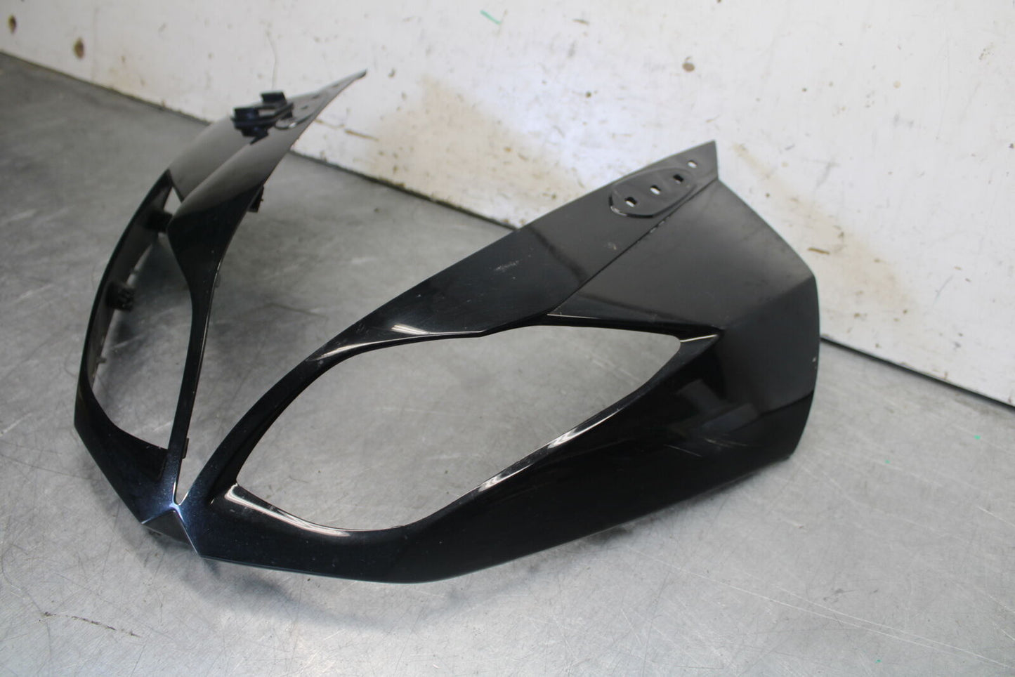 09-12 KAWASAKI NINJA ZX6R FRONT UPPER NOSE FAIRING SHROUD 55028-0251-H8  BB698