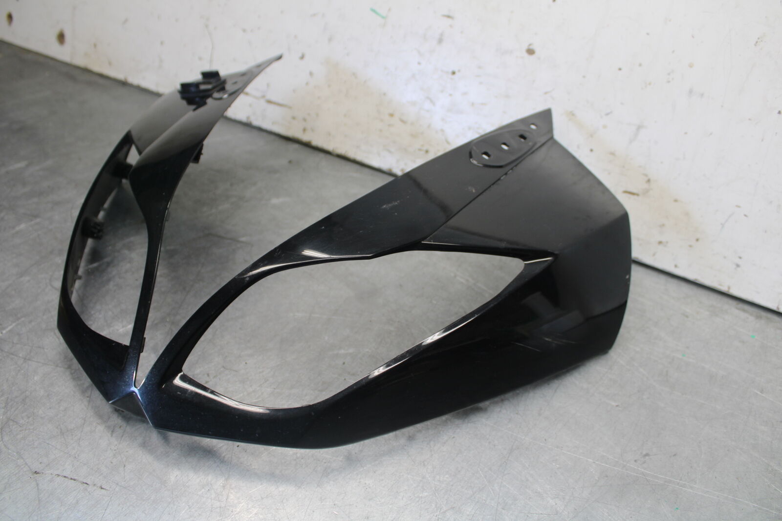 09-12 KAWASAKI NINJA ZX6R FRONT UPPER NOSE FAIRING SHROUD 55028-0251-H8  BB698