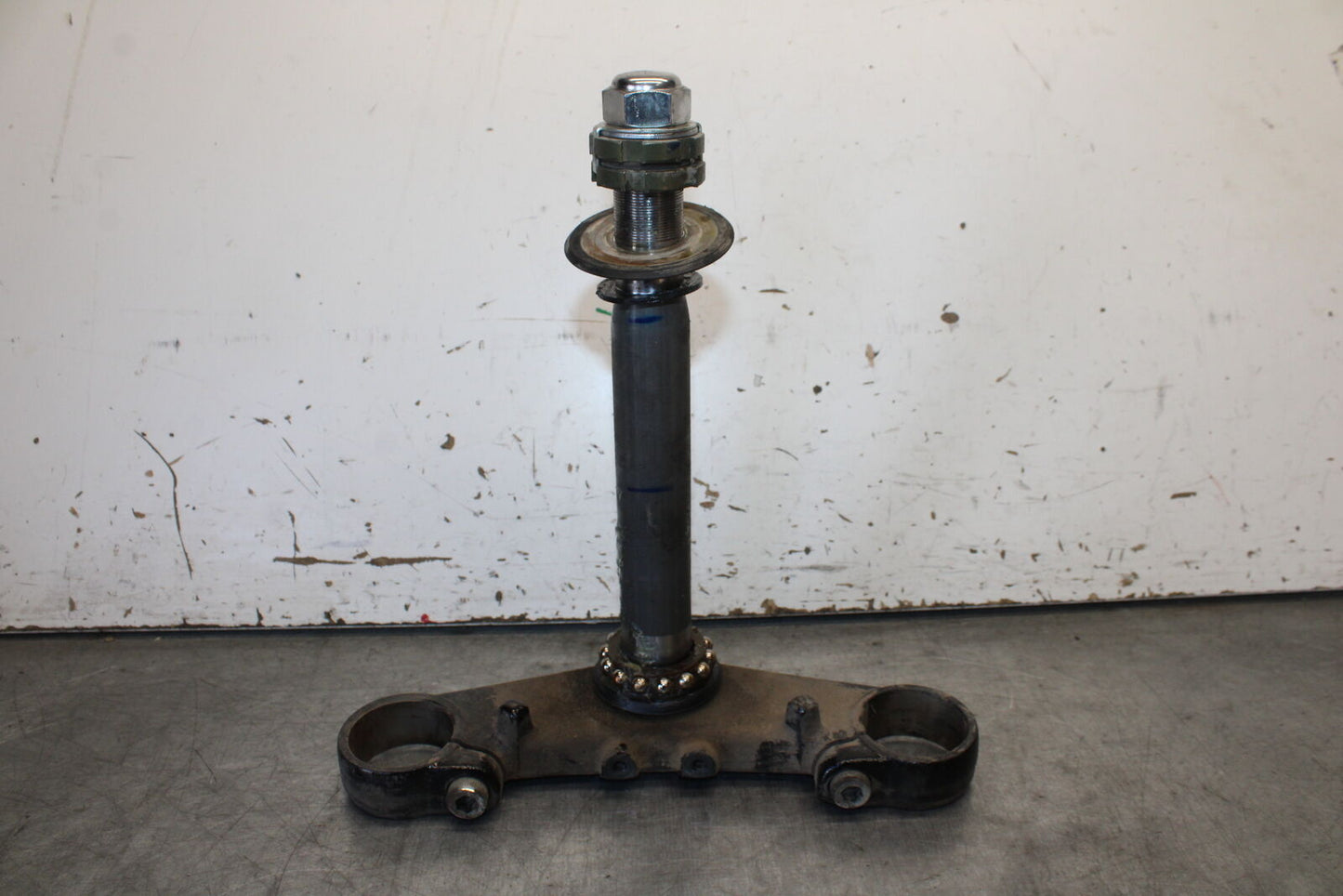 07-09 YAMAHA FZ6 FRONT FORKS CLAMP LOWER TRIPLE TREE STEM BB713