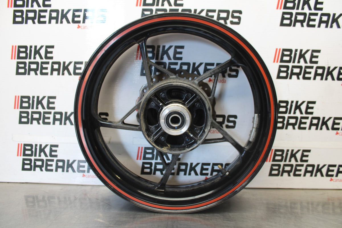 23 KAWASAKI NINJA 650 EX650 REAR WHEEL BACK RIM & ROTOR BB920