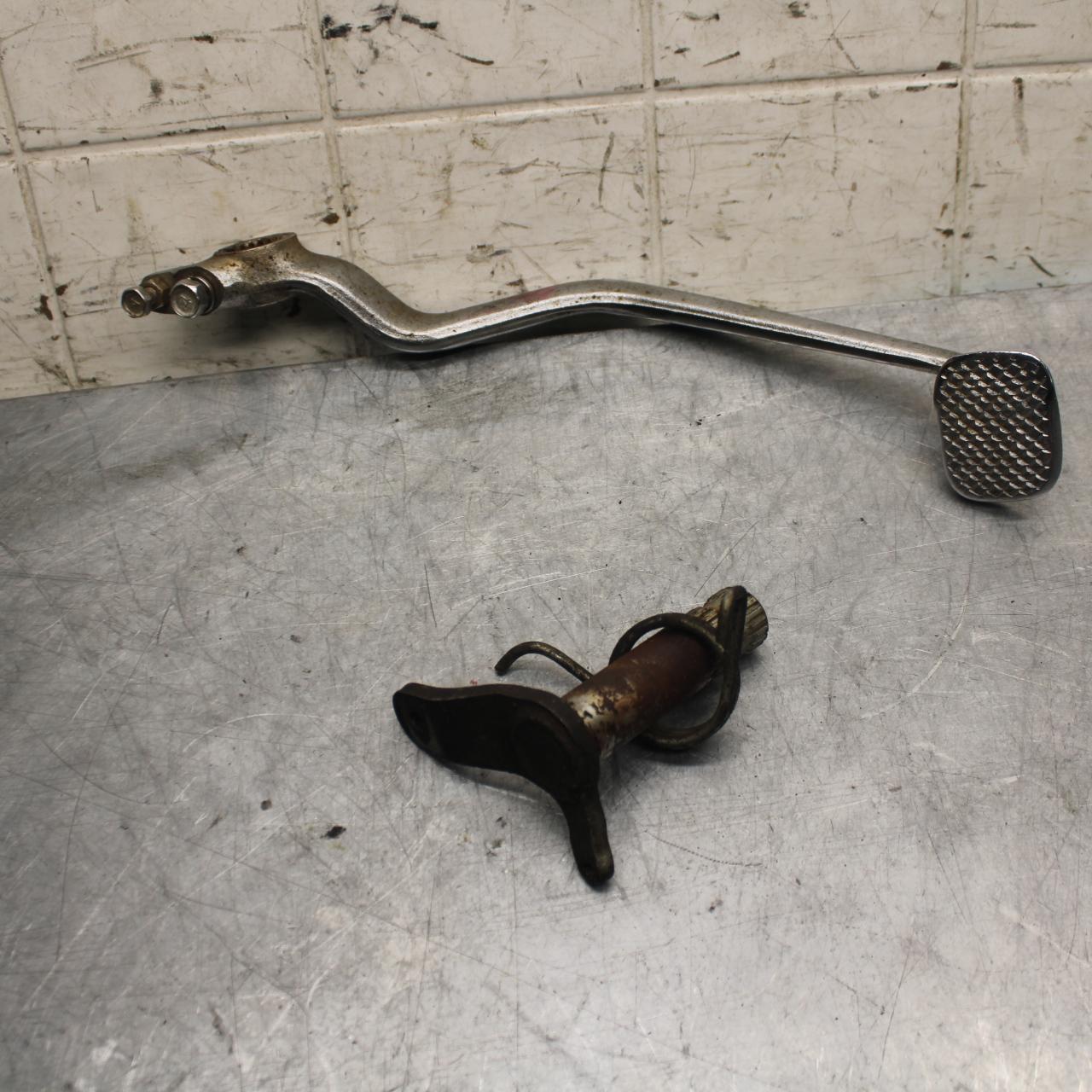 1981 Suzuki GS850G RIGHT REARSET BRAKE FOOT PEDAL BB37