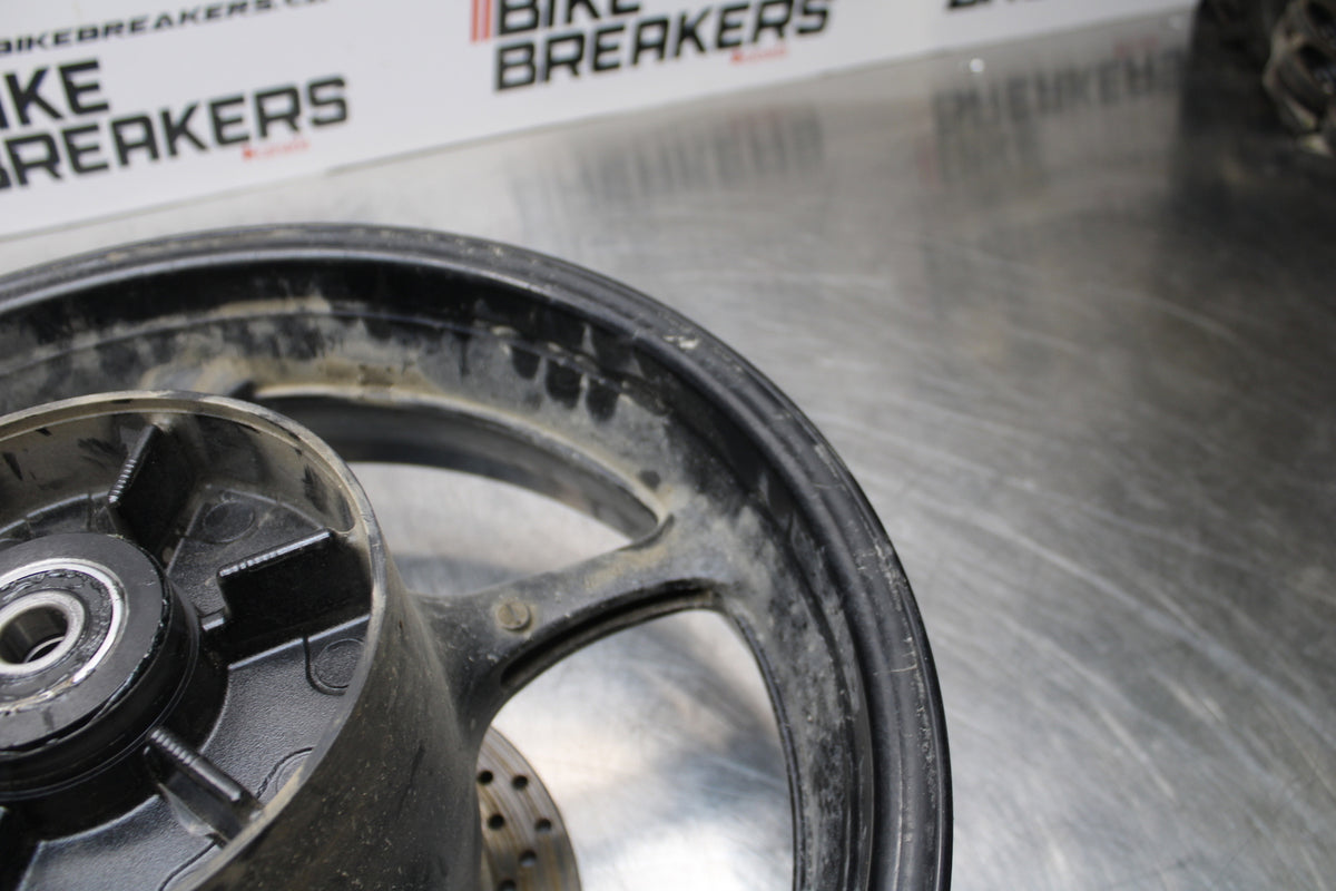 09-15 YAMAHA FZ6R REAR WHEEL REAR RIM & ROTOR BB161