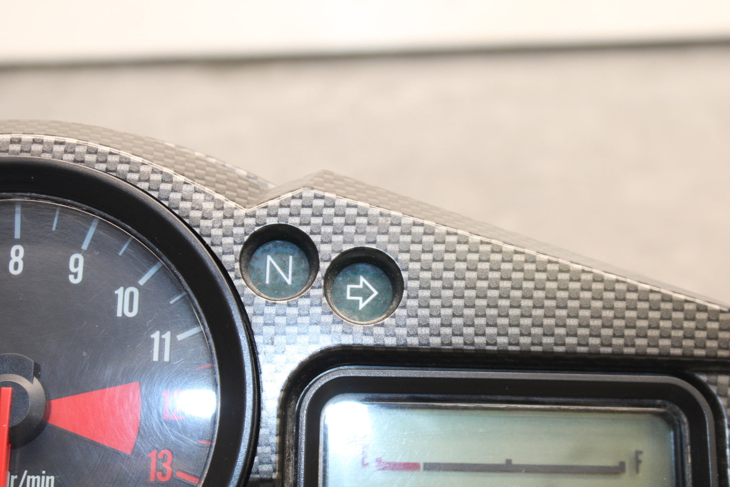 00-05 KAWASAKI NINJA ZX12R SPEEDO TACH GAUGES DISPLAY CLUSTER SPEEDOMETER BB121