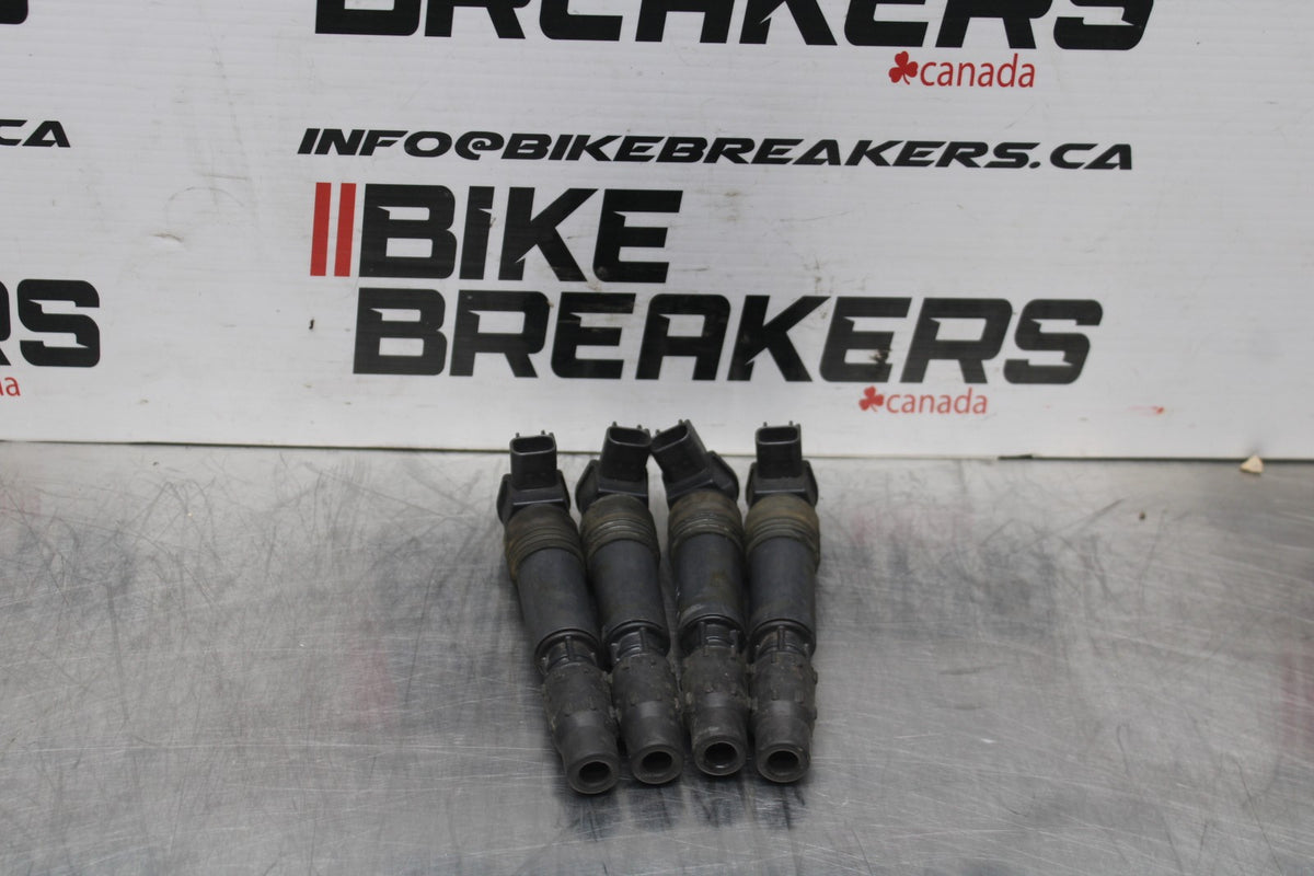 01-06 HONDA CBR600F4I IGNITION COILS COIL SPARK PLUG CAPS BB778