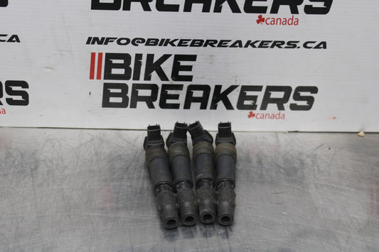01-06 HONDA CBR600F4I IGNITION COILS COIL SPARK PLUG CAPS BB778
