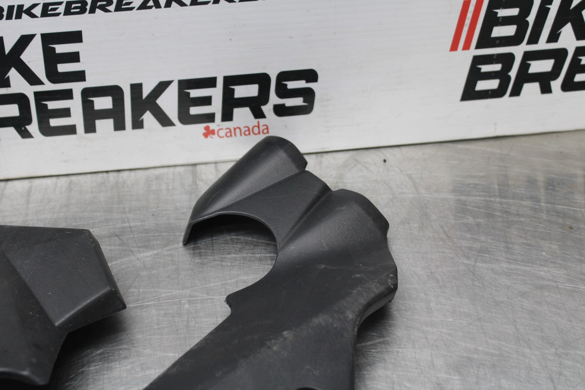 12-16 KAWASAKI NINJA 650 EX650F ABS RIGHT LEFT FRAME MID COVERS COWLS BB860