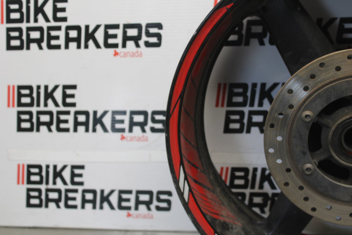 03 YAMAHA YZF R1 REAR WHEEL BACK RIM & ROTOR BB895