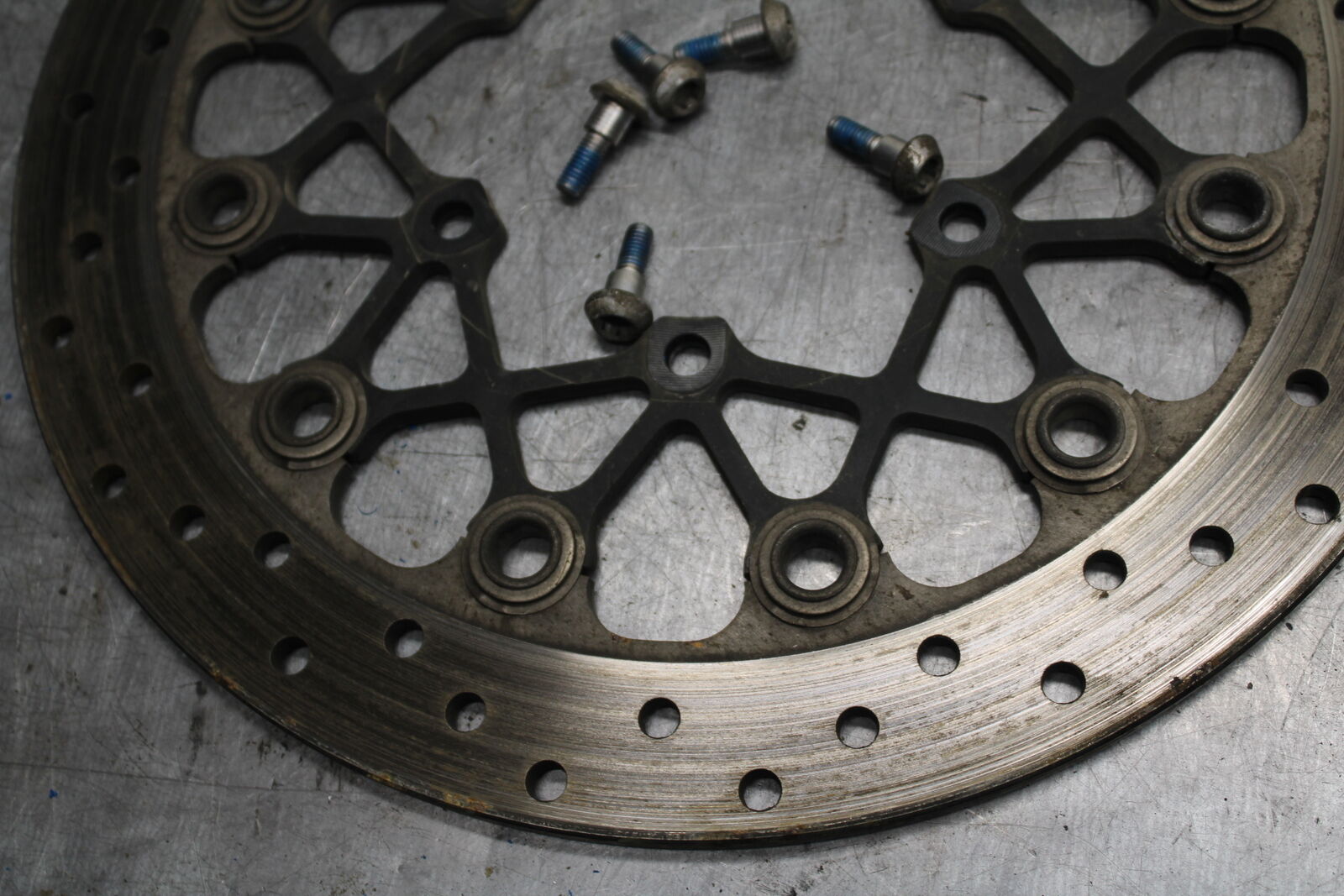 08-09 SUZUKI GSXR600 FRONT LEFT RIGHT BRAKE ROTORS DISCS BB728