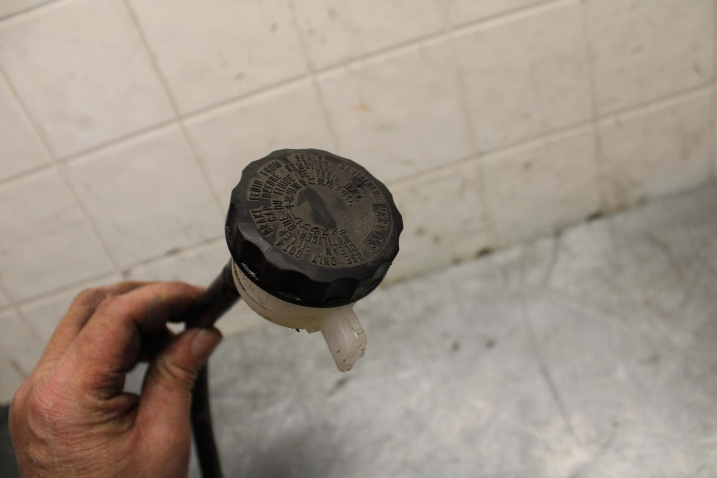 12-17 KAWASAKI NINJA 650 REAR BRAKE MASTER CYLINDER W RESERVOIR 43015-0559 BB470