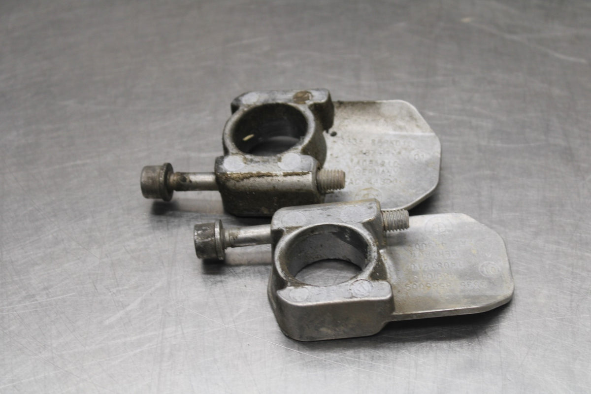 19 BMW F750GS SWINGARM CHAIN TENSIONER ADJUSTMENT BRACKETS  BB938
