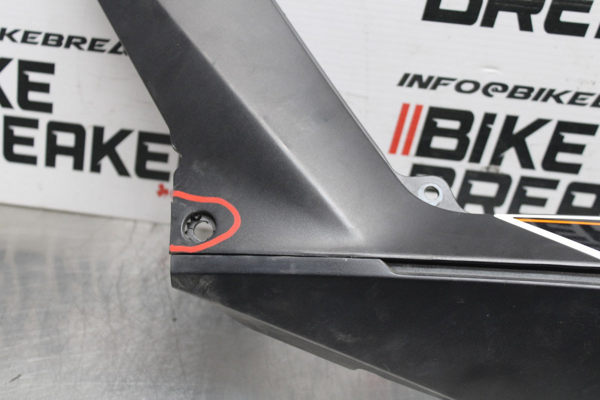 13-16 KTM 390 DUKE LEFT REAR BACK TAIL FAIRING COWL SHROUD BB815