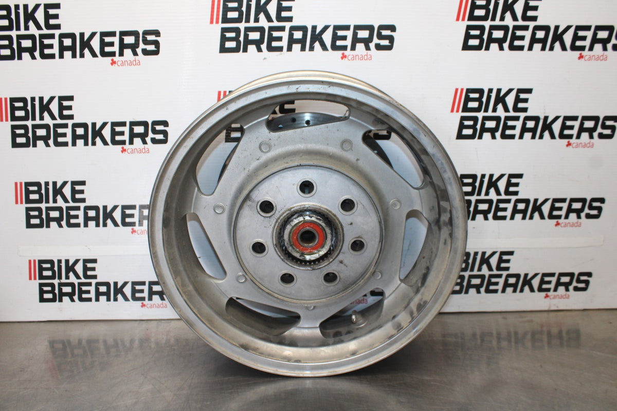 08 KAWASAKI VULCAN 1600 VN1600D NOMAD REAR WHEEL BACK RIM & ROTOR BB904