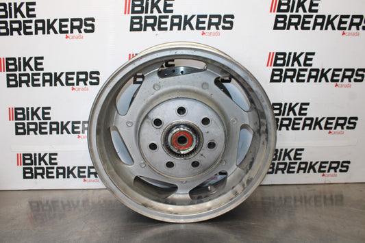 08 KAWASAKI VULCAN 1600 VN1600D NOMAD REAR WHEEL BACK RIM & ROTOR BB904