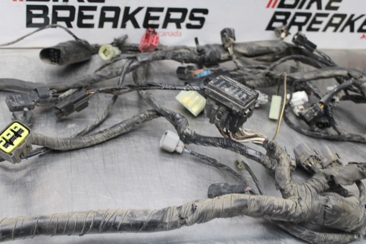 07 KAWASAKI NINJA 650 EX650 MAIN ENGINE WIRING HARNESS MOTOR WIRE LOOM BB844