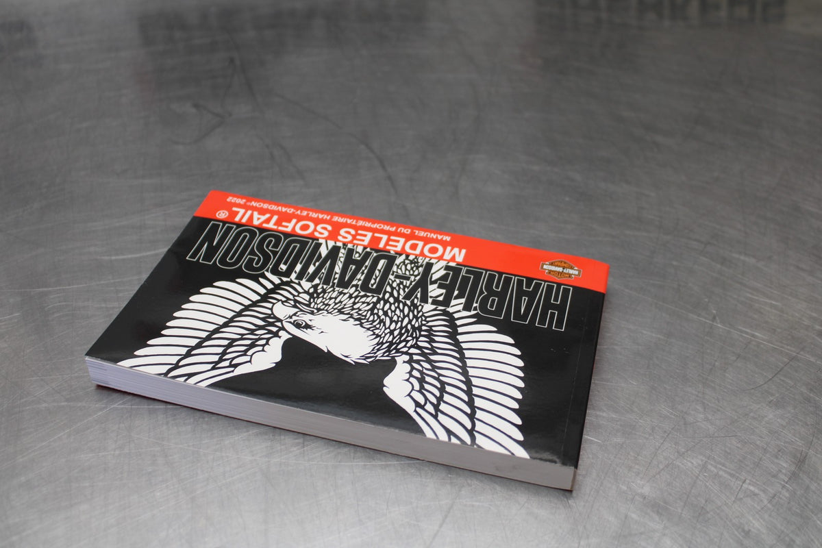 22 HARLEY-DAVIDSON SOFTAIL FRENCH ORIGINAL OWNERS MANUAL BOOK BB859