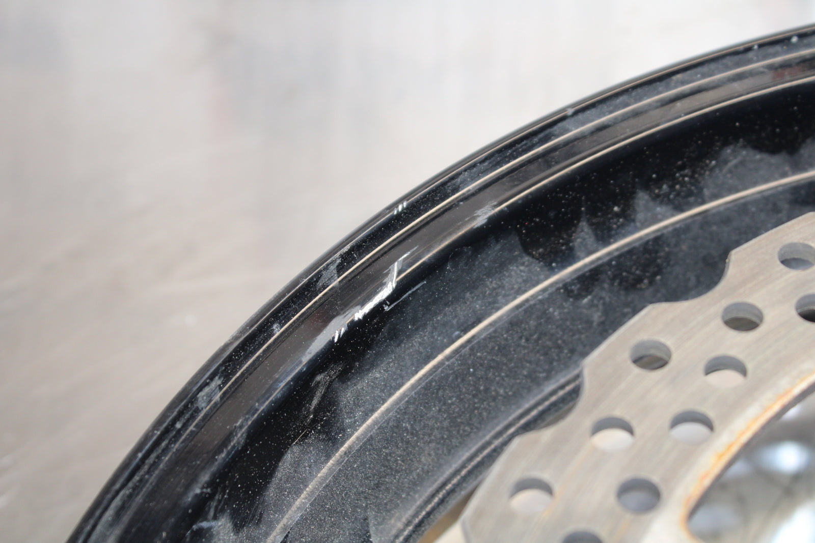 13-18 KAWASAKI NINJA ZX6R FRONT WHEEL FRONT RIM & ROTORS  BB143