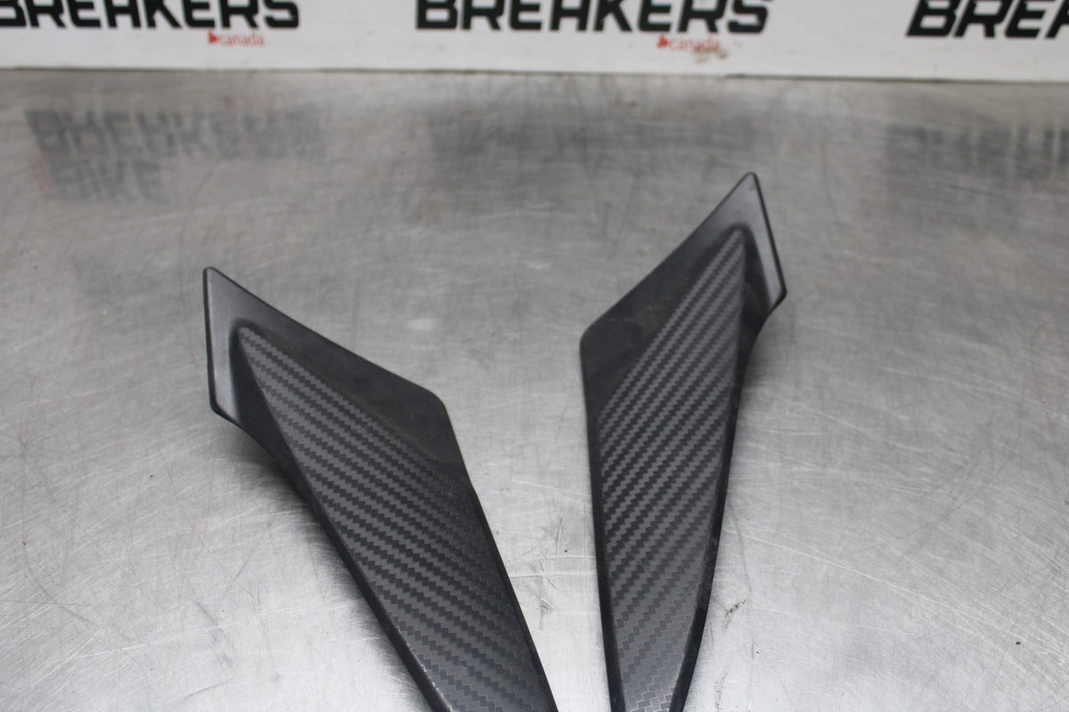 11-24 SUZUKI GSXR750 RIGHT LEFT GAS FUEL TANK PANELS COVERS TRIM SET COWLS BB879
