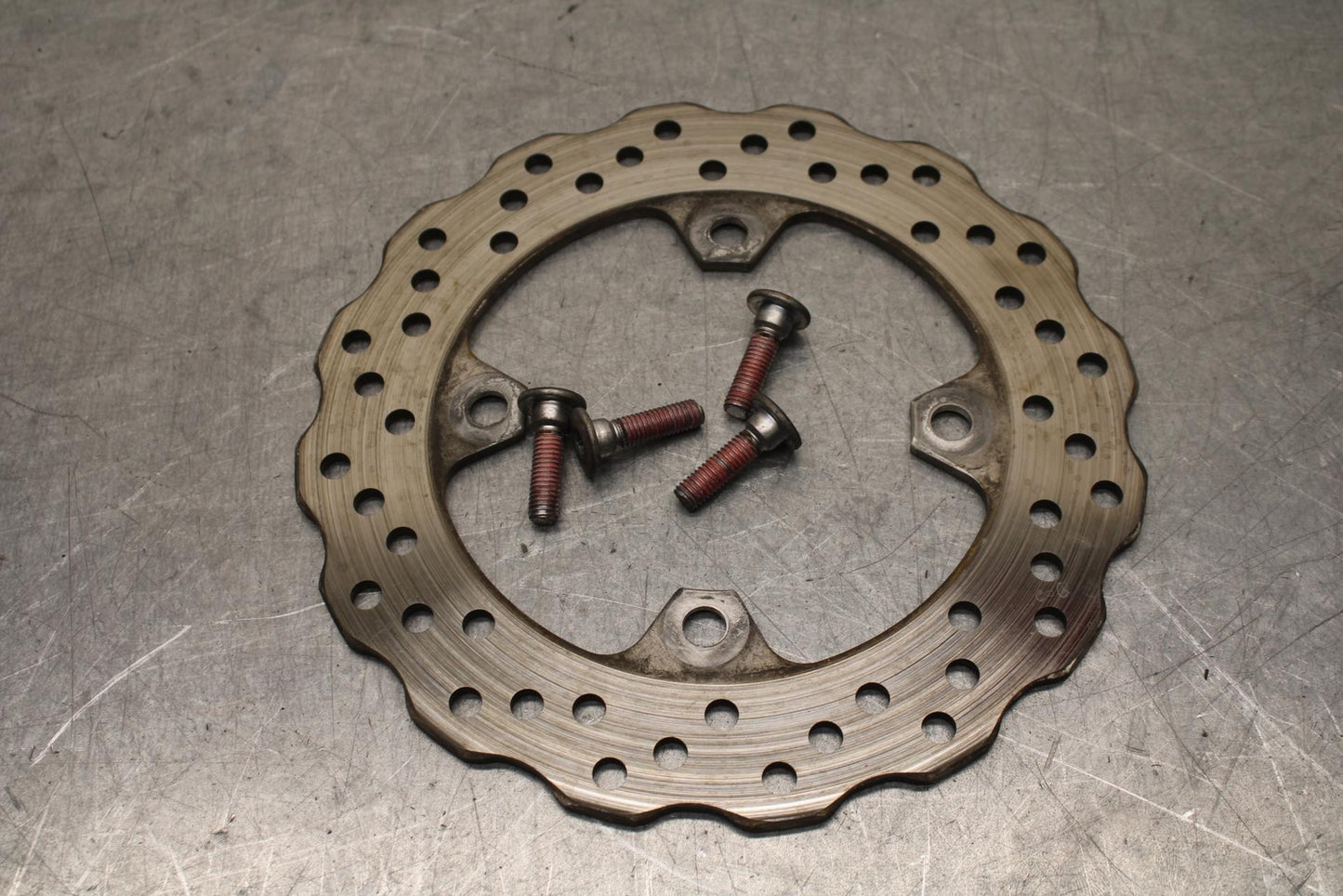 09-12 KAWASAKI NINJA ZX6R REAR ROTOR BACK BRAKE DISC 41080-0040 BB640