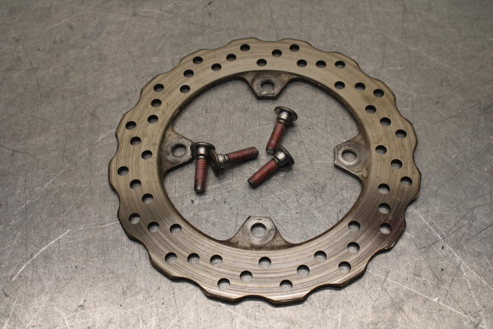 09-12 KAWASAKI NINJA ZX6R REAR ROTOR BACK BRAKE DISC 41080-0040 BB640