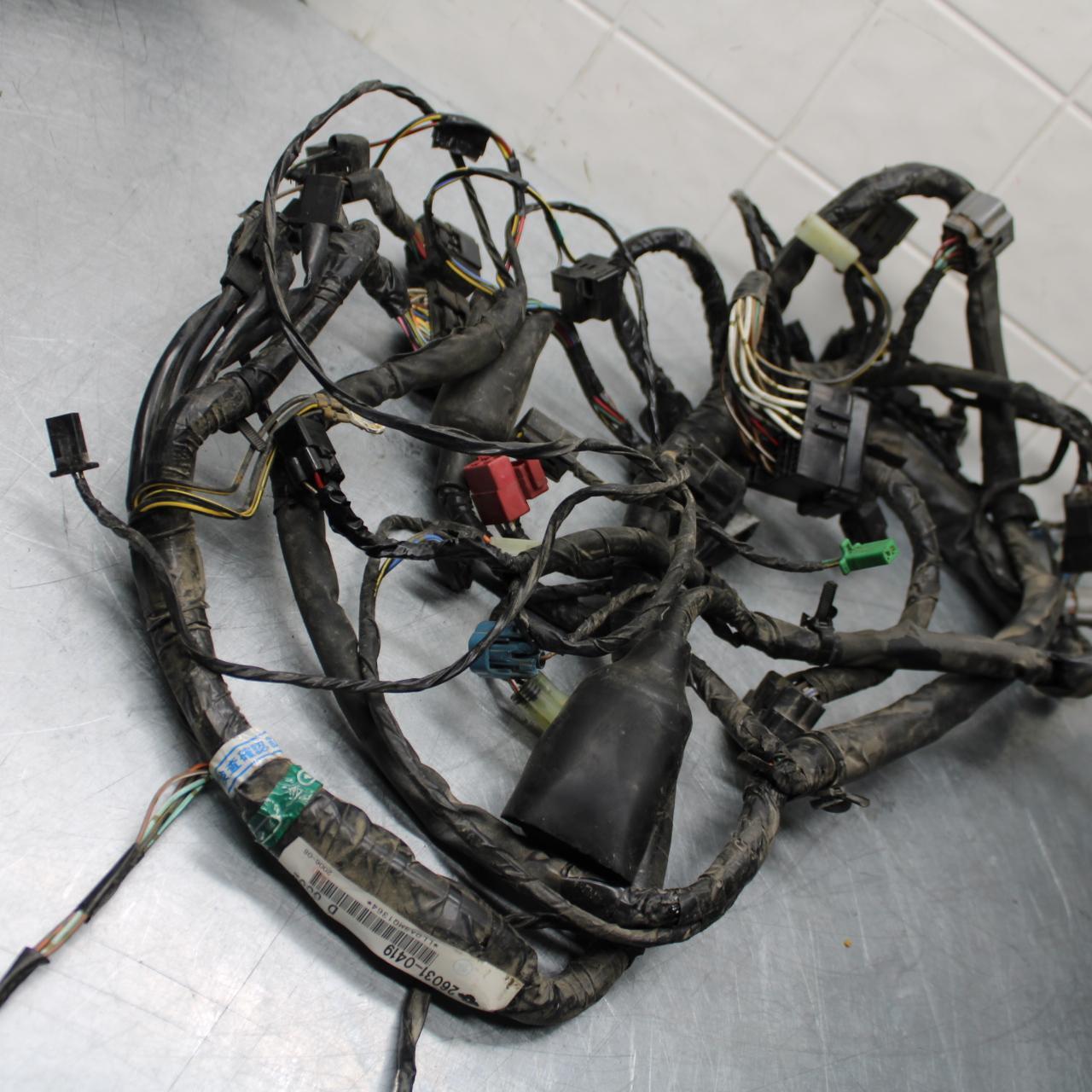 06-07 KAWASAKI NINJA 650R MAIN ENGINE WIRING HARNESS MOTOR WIRE LOOM BB446