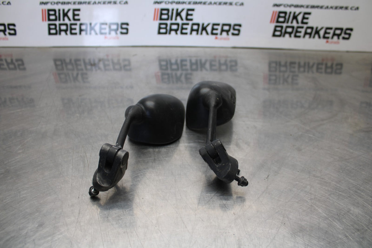 2007 Kawasaki Ninja ZX6R ZX600P RIGHT LEFT SIDE REAR VIEW MIRROR SET  BB175