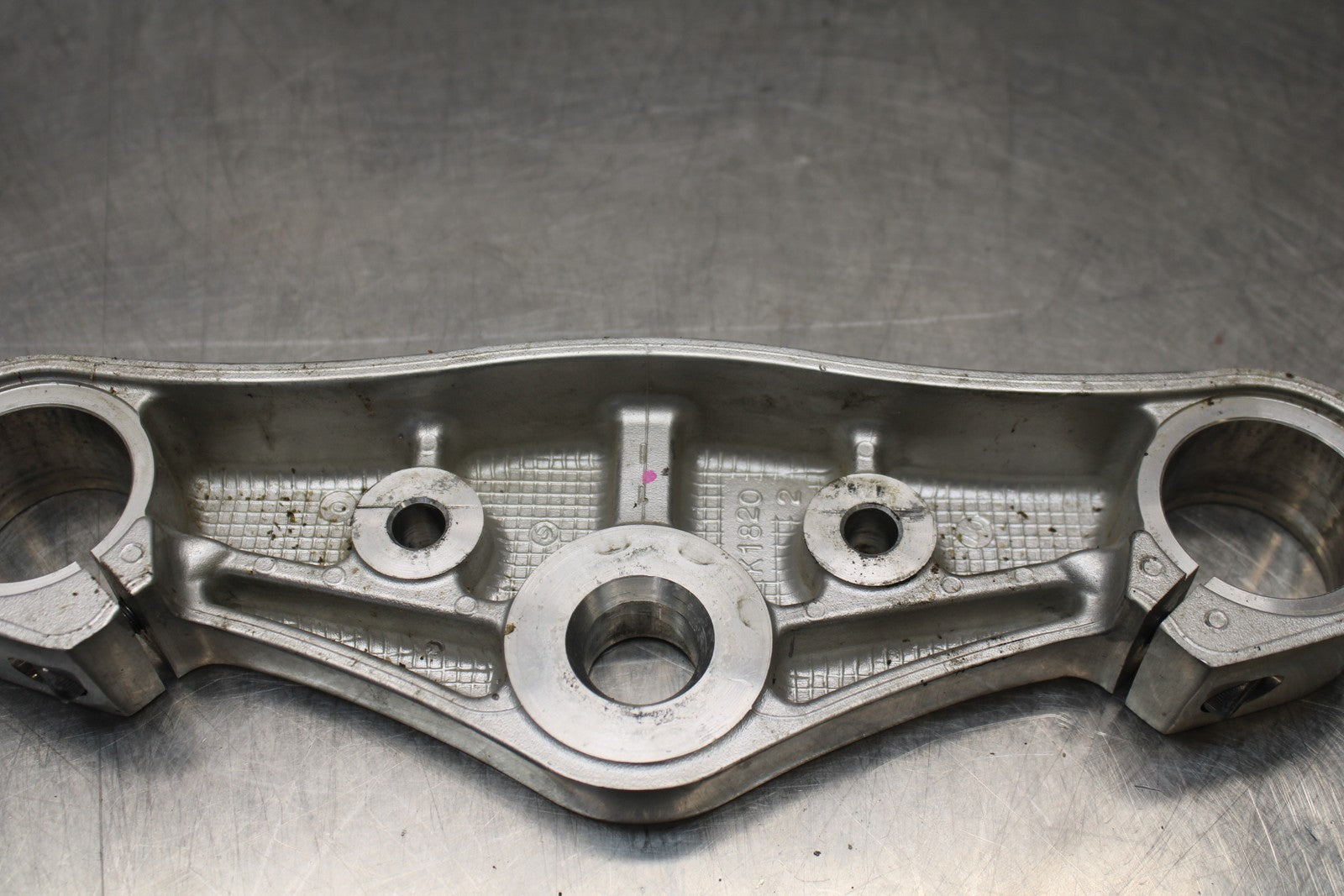 08 KAWASAKI VULCAN 900 FORKS UPPER TRIPLE TREE CLAMP BB184