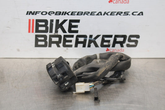08 HONDA CBR125R LEFT CLIP ON HANDLE HORN SIGNALS SWITCH SWITCHES BB804