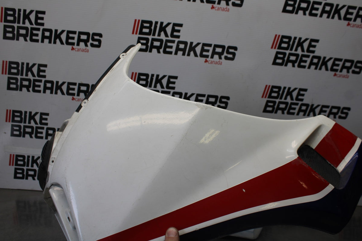 84 HONDA INTERCEPTOR 1000 VF1000F FRONT UPPER NOSE FAIRING COWL SHROUD BB878