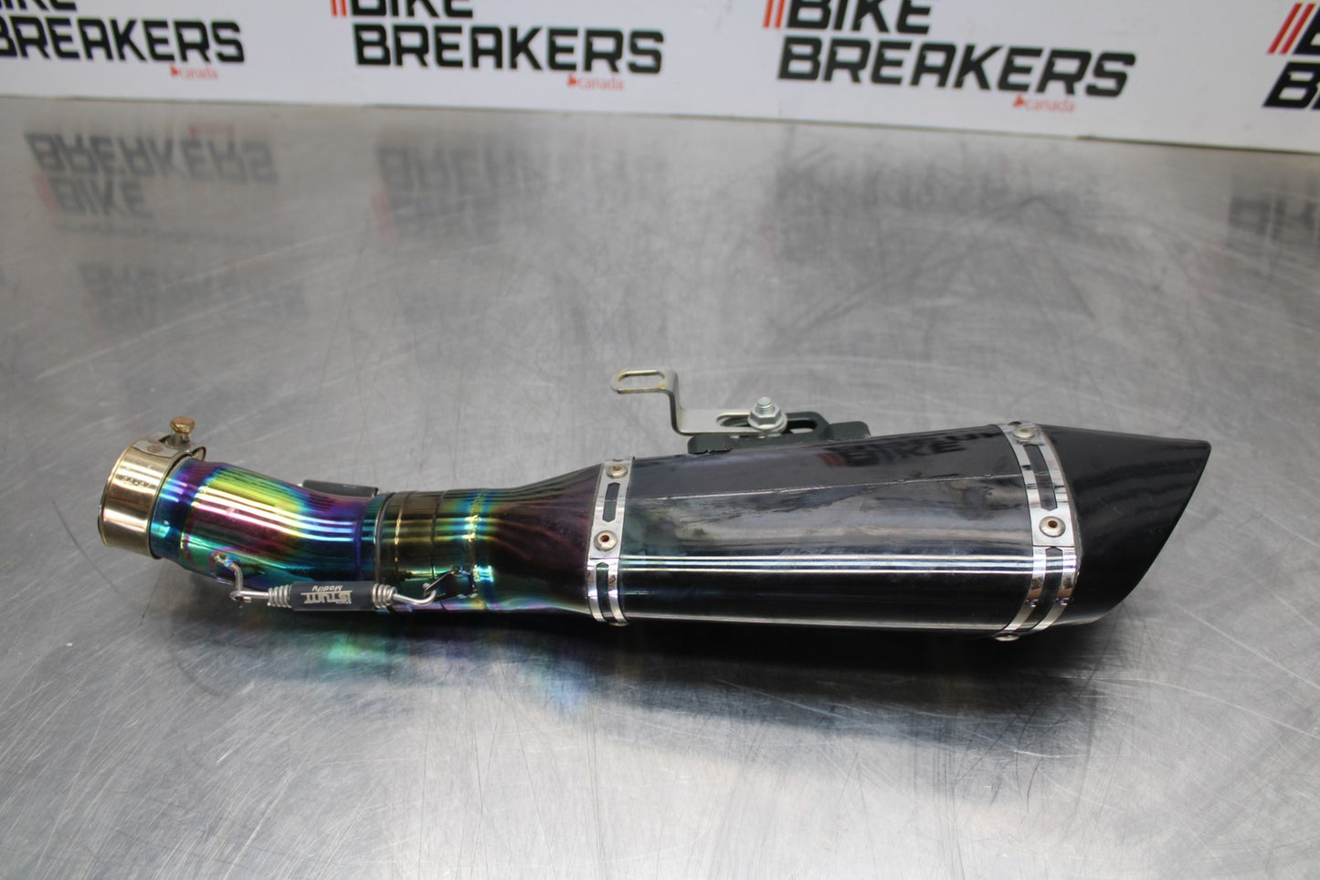 18-23 KAWASAKI NINJA 400 EX400 ABS AFTERMARKET EXHAUST PIPE MUFFLER SLIPON BB177