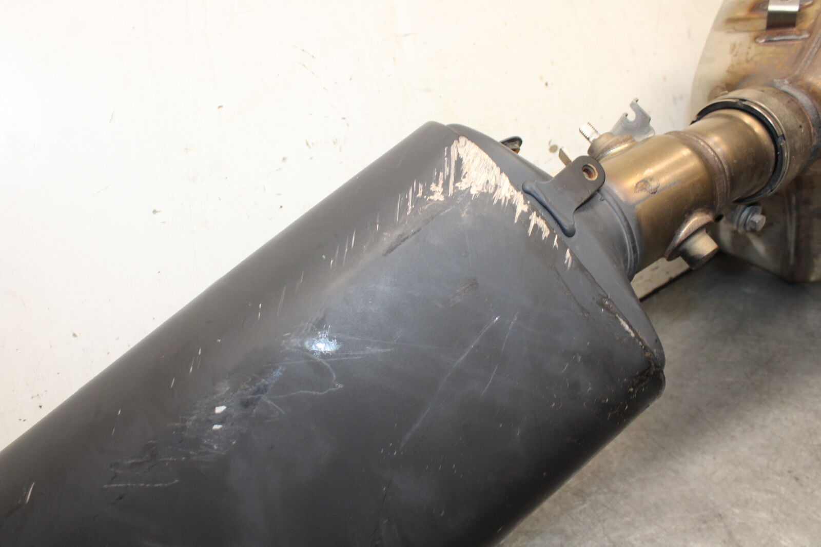 13-18 KAWASAKI NINJA ZX6R EXHAUST PIPE MUFFLER SLIP ON CAN SILENCER BB682