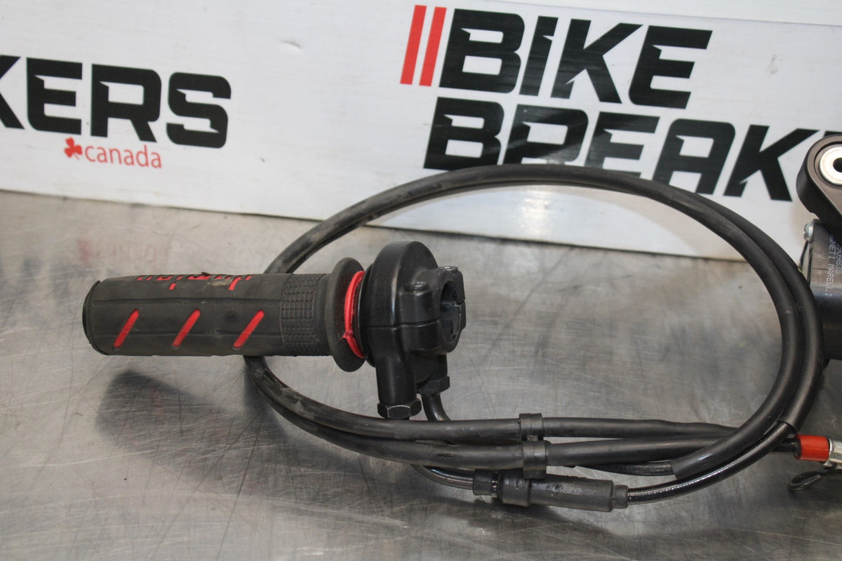 15 APRILIA RSV4 FACTORY APRC THROTTLE CABLES/ ACCELERATOR POSITION SENSOR BB901