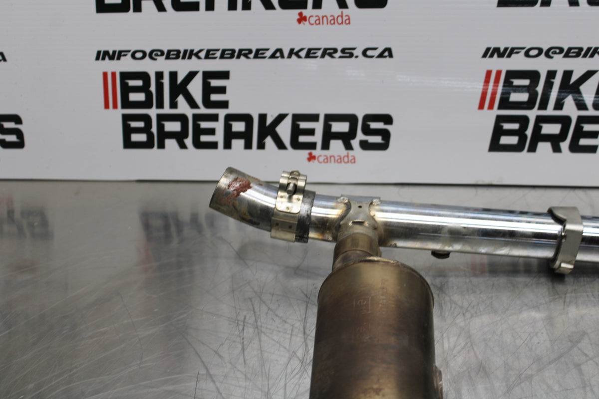 08 MOTO GUZZI BREVA 750 EXHAUST HEADER PIPES MANIFOLD BB154