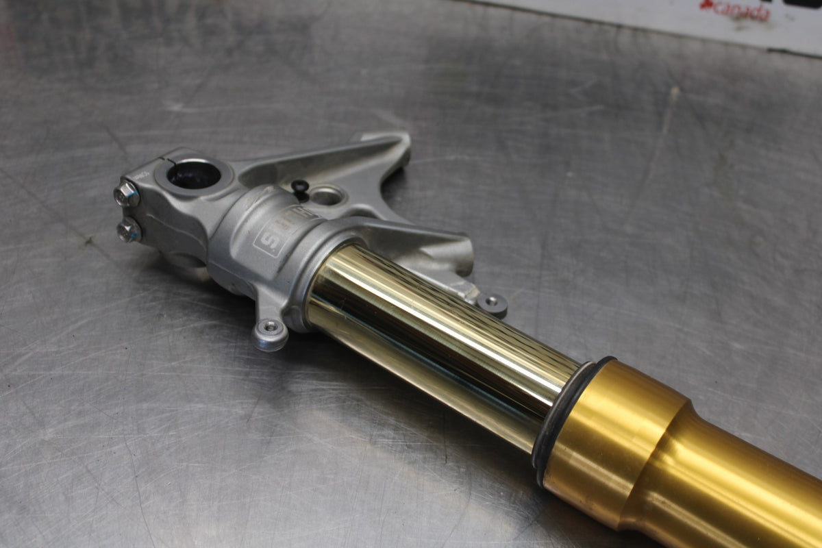 24 APRILIA TUONO V4 1100 FACTORY ABS RIGHT FRONT FORK SHOCK SUSPENSION BB887