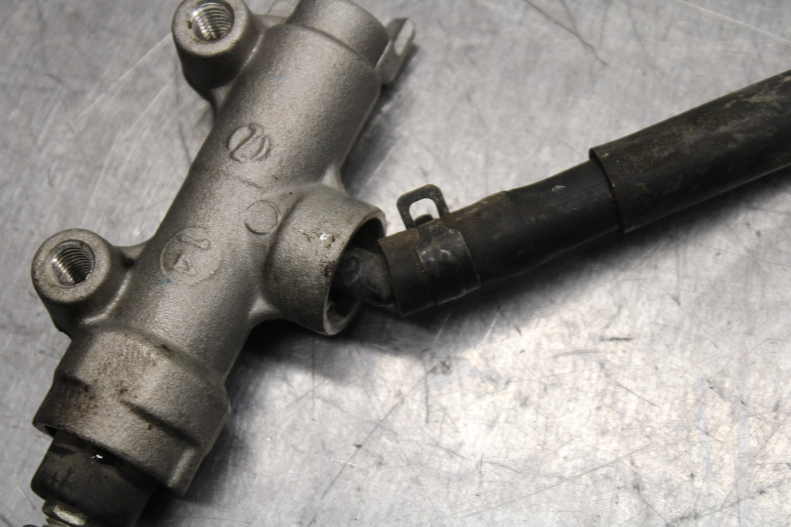 12-13 KAWASAKI Z1000 REAR BACK BRAKE MASTER CYLINDER W RESERVOIR BB743