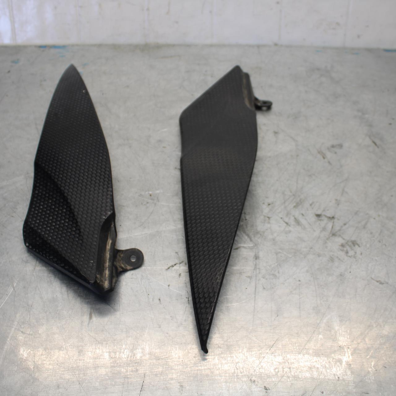 07-08 YAMAHA YZF R1 RIGHT LEFT GAS FUEL TANK PANELS COVERS TRIM SET COWLS  BB425