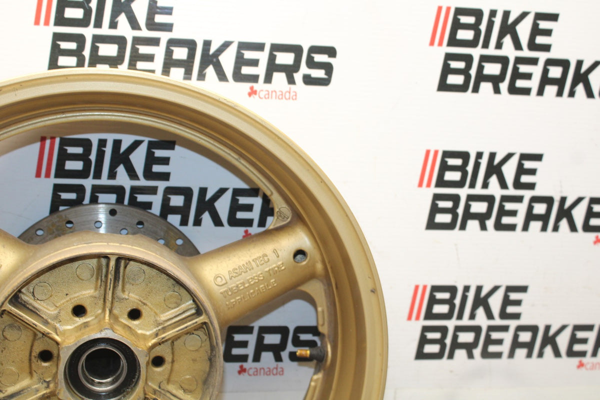 97-00 SUZUKI GSXR600 SRAD REAR WHEEL BACK RIM & ROTOR BB921