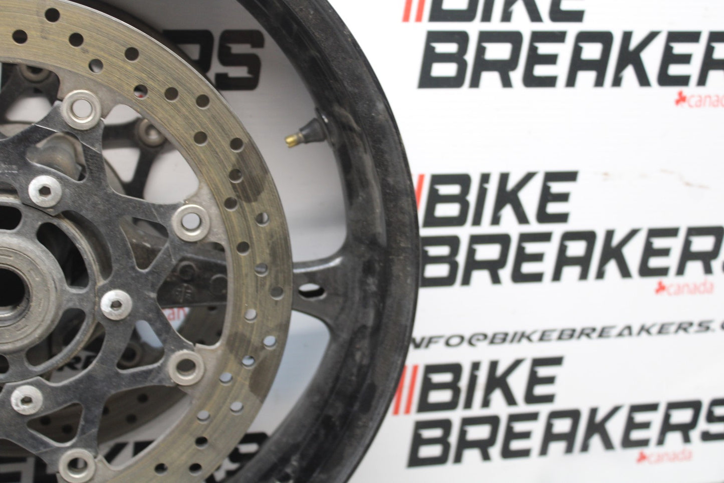 06-07 SUZUKI GSXR 600 FRONT WHEEL FRONT RIM & ROTORS BB170 
