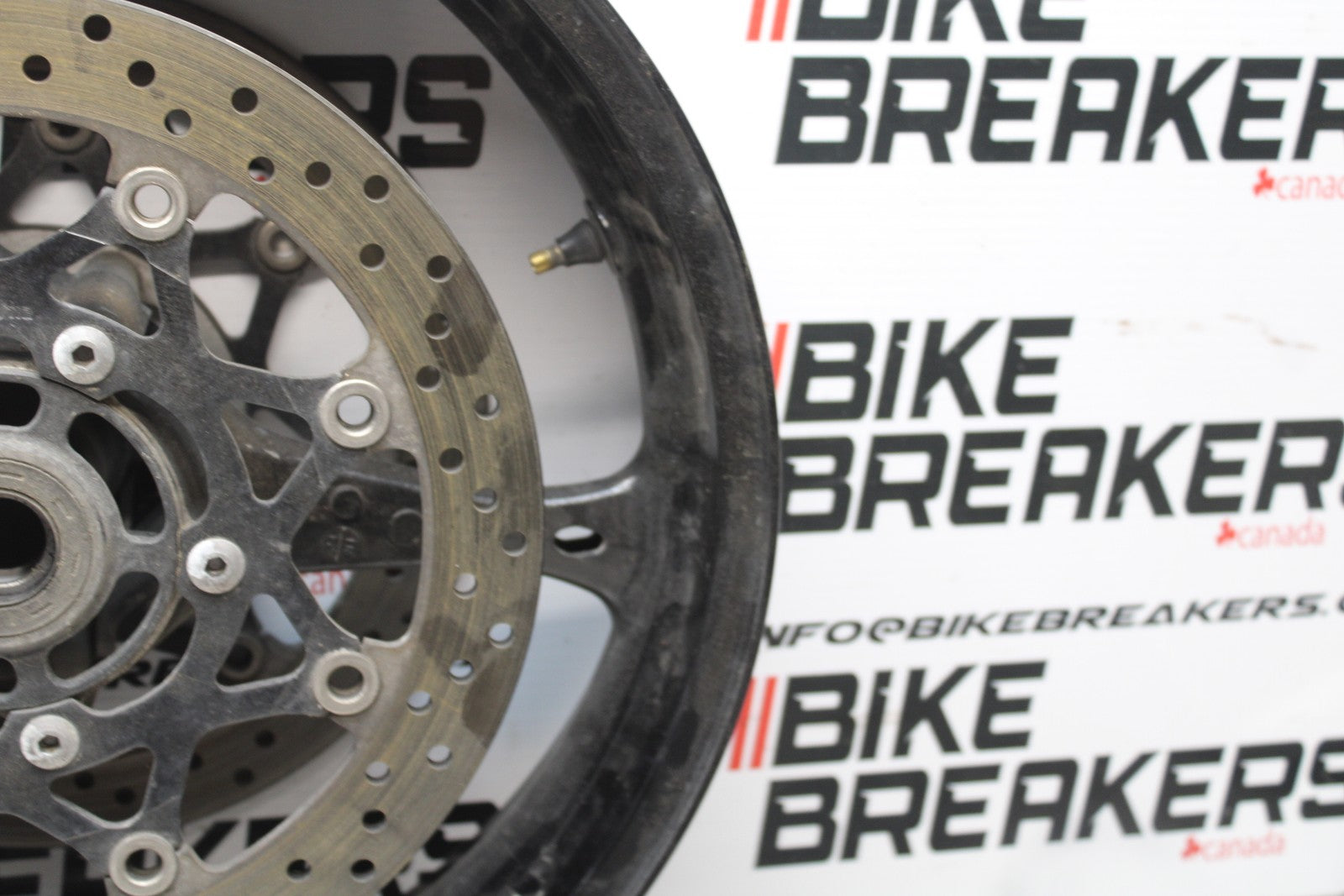 06-07 SUZUKI GSXR 600 FRONT WHEEL FRONT RIM & ROTORS BB170 