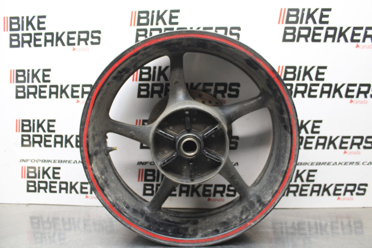 05 YAMAHA YZF R6 REAR WHEEL BACK RIM & ROTOR BB814