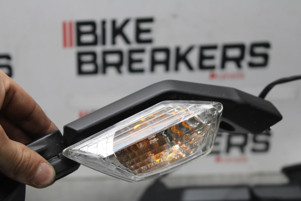 08 KAWASAKI NINJA ZX10R REAR VIEW MIRROR SET PAIR MIRRORS BB902