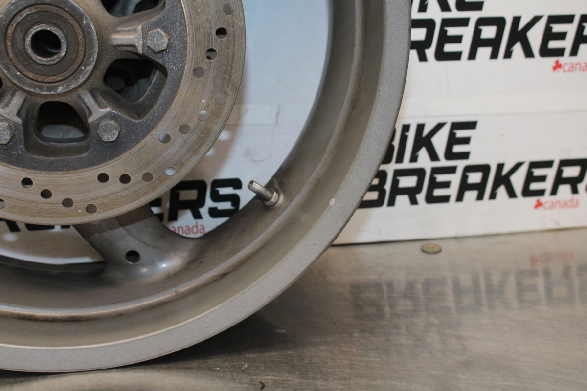 05 DUCATI SUPERSPORT 800 REAR WHEEL BACK RIM & ROTOR BB913