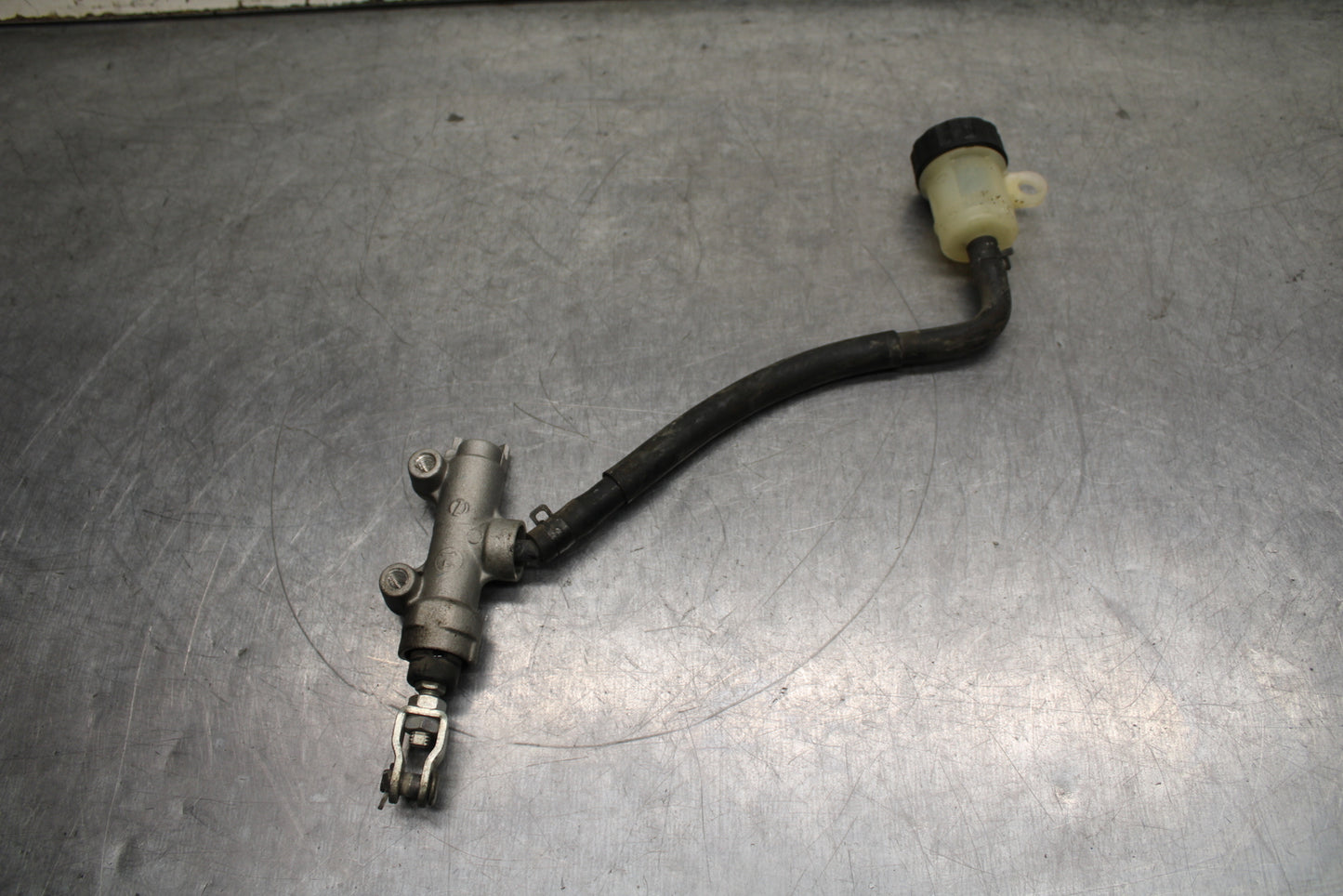 12-13 KAWASAKI Z1000 REAR BACK BRAKE MASTER CYLINDER W RESERVOIR BB743