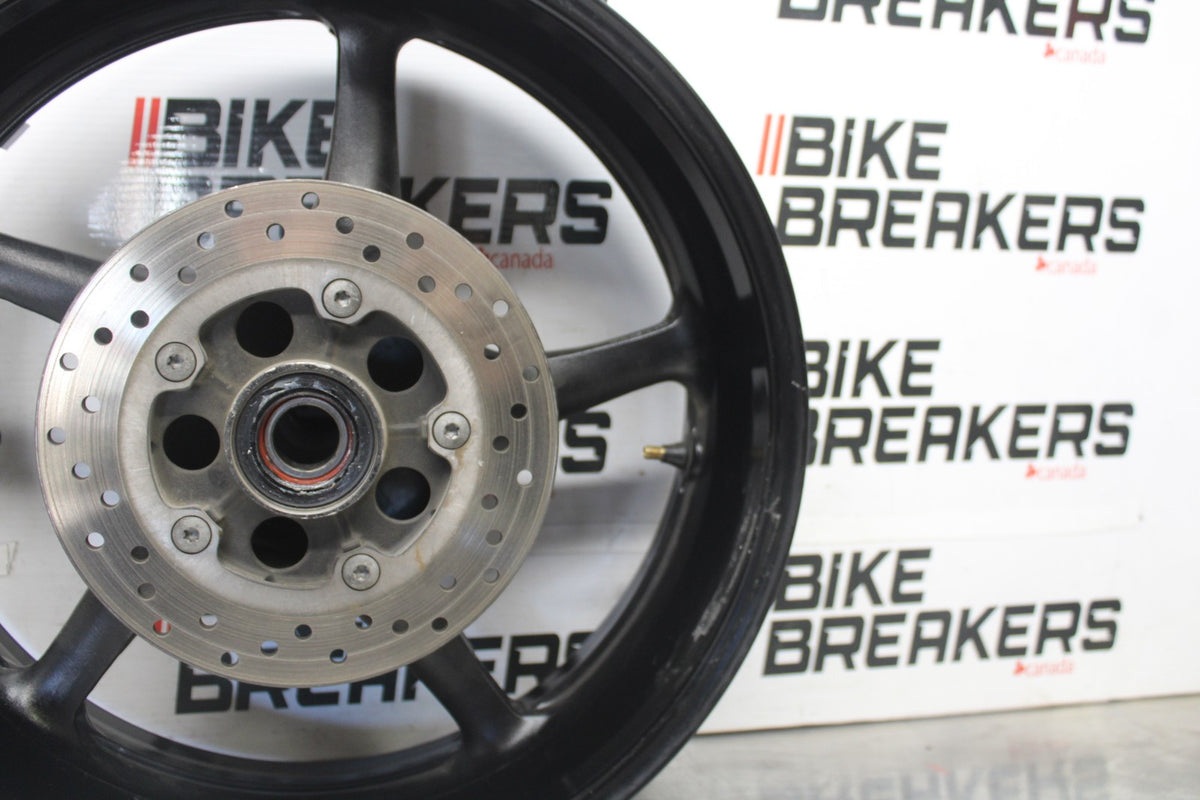 08-16 YAMAHA YZF R6 REAR WHEEL BACK RIM & ROTOR BB929