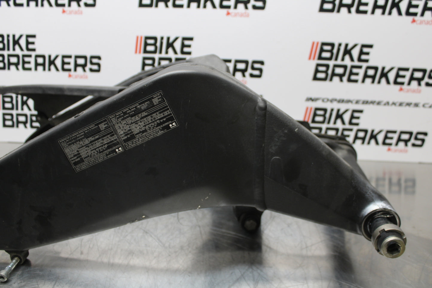 13-18 KAWASAKI NINJA ZX6R REAR SWINGARM BACK SUSPENSION SWING ARM BB143