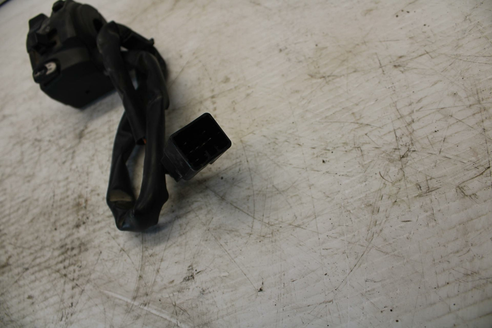 07-08 KAWASAKI NINJA ZX6R LEFT CLIP ON HANDLE HORN SIGNALS SWITCH SWITCHES BB274