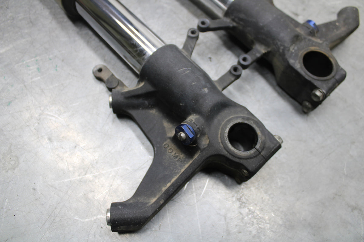 08-10 SUZUKI GSXR 600 FRONT FORKS SHOCK SUSPENSION SET PAIR  BB721