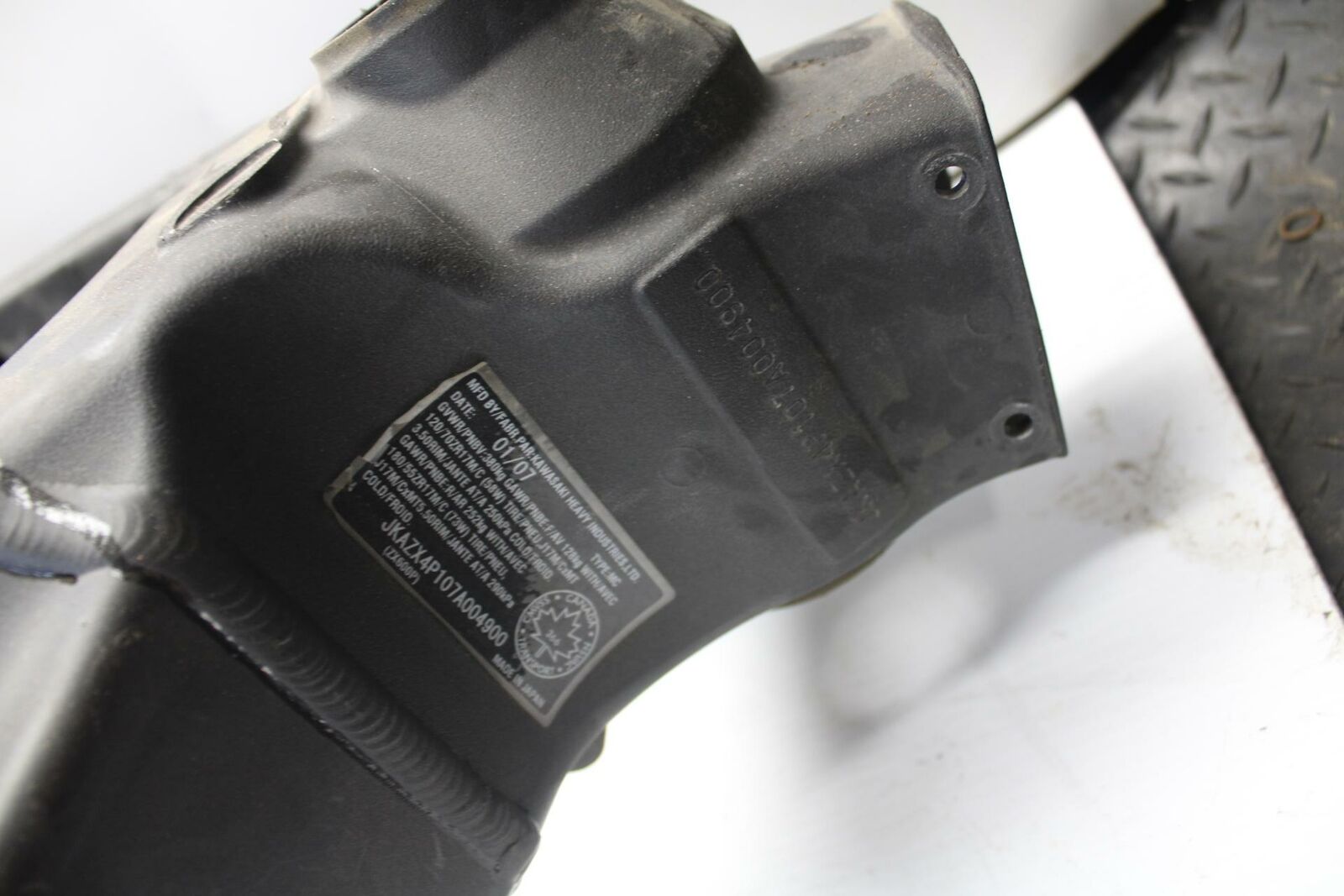 07-08 KAWASAKI NINJA ZX6R FRAME CHASSIS 32160-0250-18R BB274